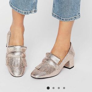 Mango metallic loafer US 8